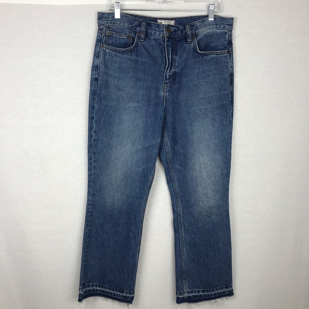 Free People Raw Frayed Hem Skinny Jeans